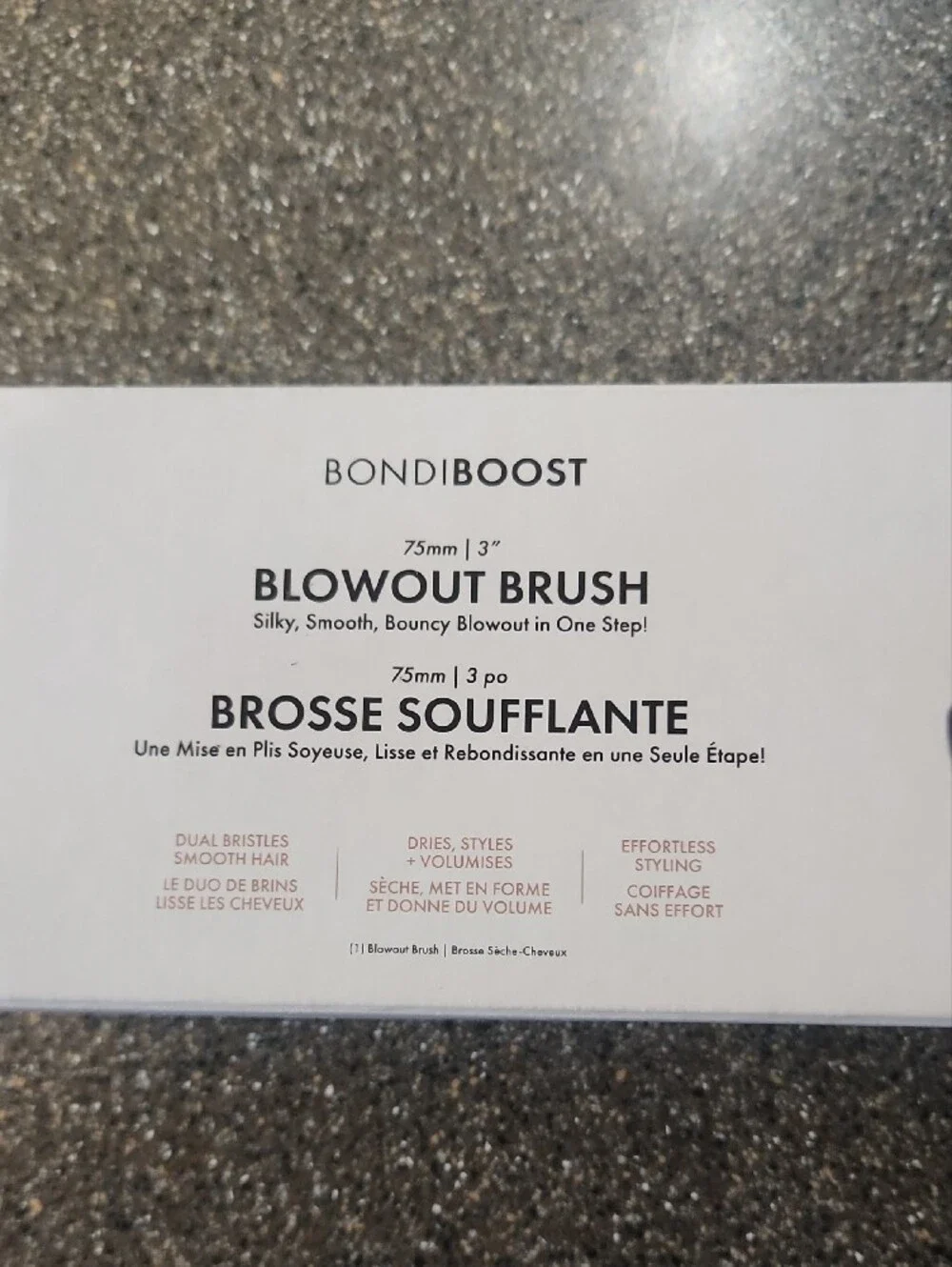 BondiBoost White Blowout Brush for Smooth Styling